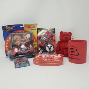 Dale Earnhardt‎ Jr. Memorabilia Lot Of 6 NASCAR Budweiser Koozie Cards Car